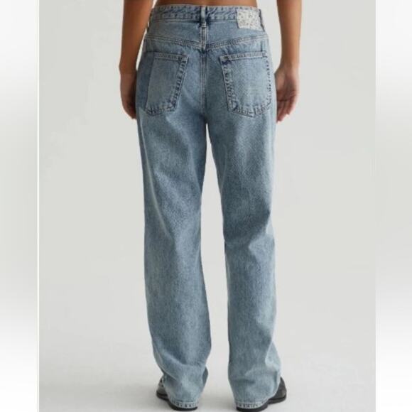 AG Clove Relaxed Vintage Straight Two Tone Jeans - Picture 2 of 10